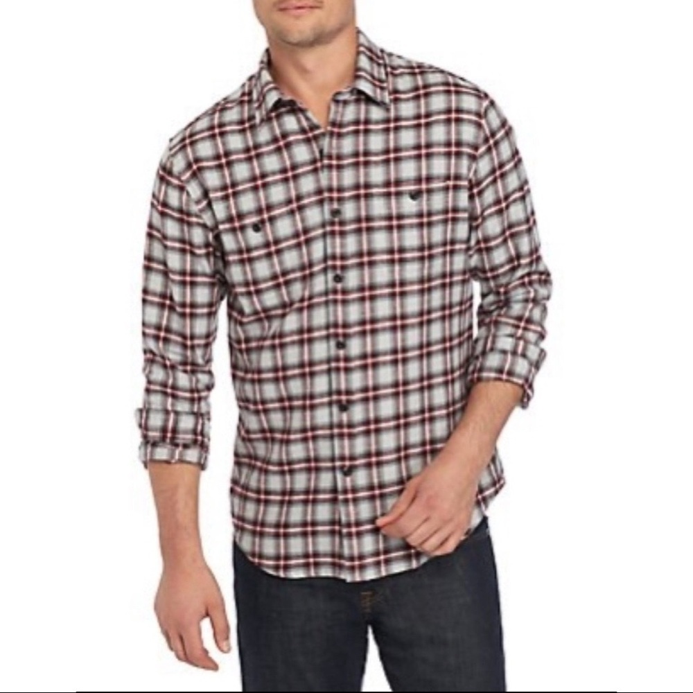 TRUE CRAFT Long Sleeve Flannel Shirt